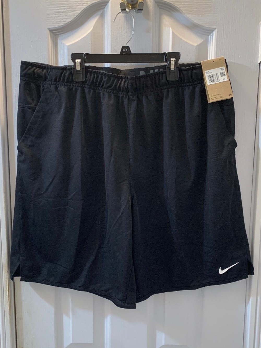 NWT Nike men’s dry fit gym basketball shorts - size XXL (2XL) Black 9” **NEW**